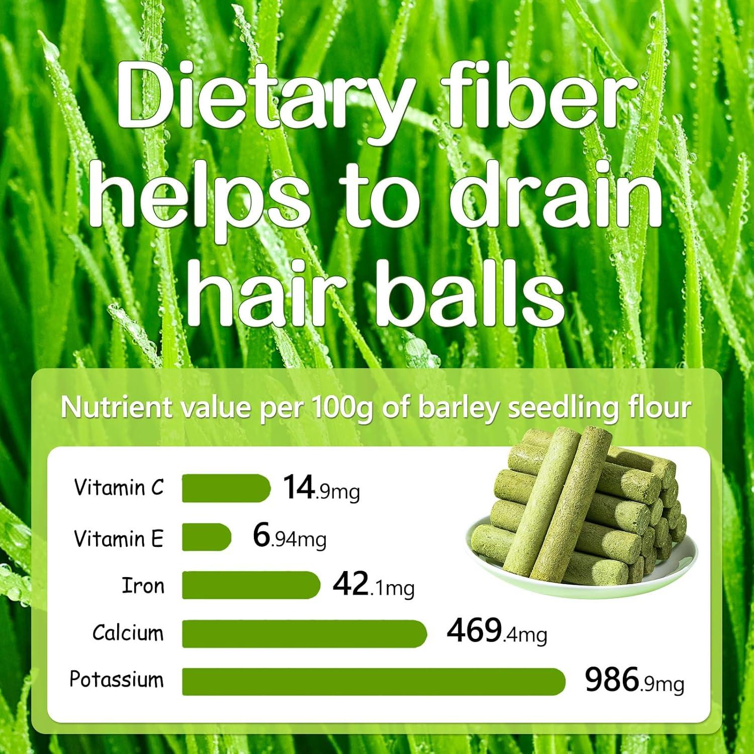 Palito de Hierba para Gatos HavenJanny 50g - Salud Dental y Bolas de Pelo