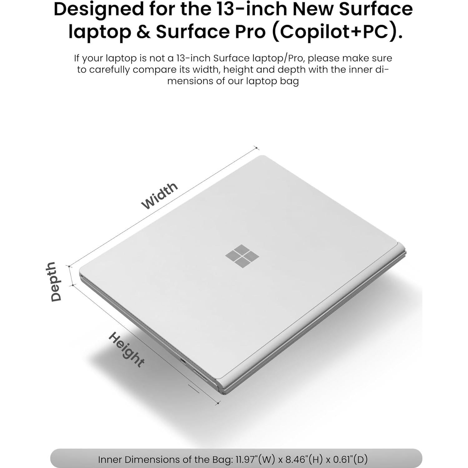 Funda Protectora tomtoc para Laptop 13" Negro Grado Militar