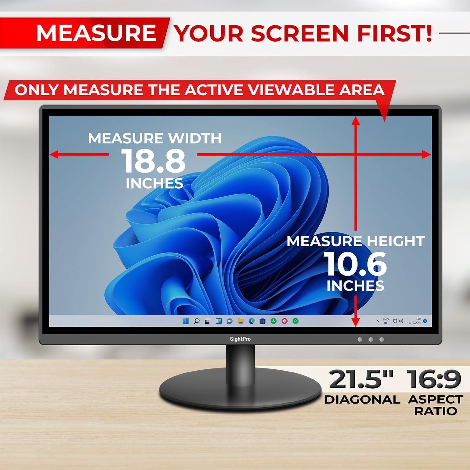 Filtro de Pantalla de Privacidad SightPro 21.5" 16:9 [2 Paquete]