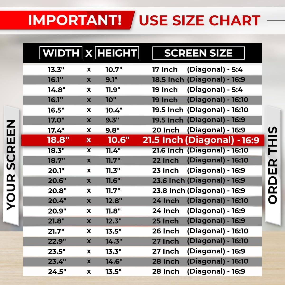 Filtro de Pantalla de Privacidad SightPro 21.5" 16:9 [2 Paquete]