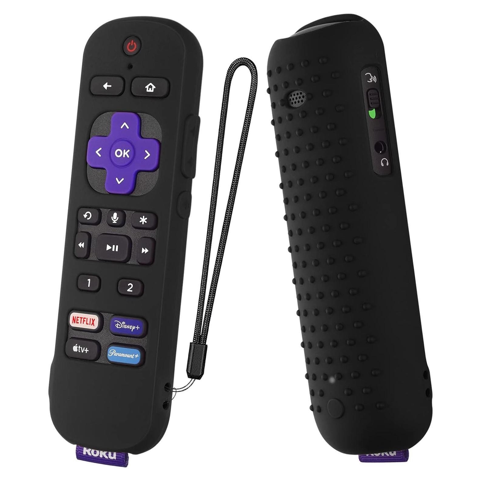 Funda de Silicona para Control Remoto Roku Ultra 2022 - Negro