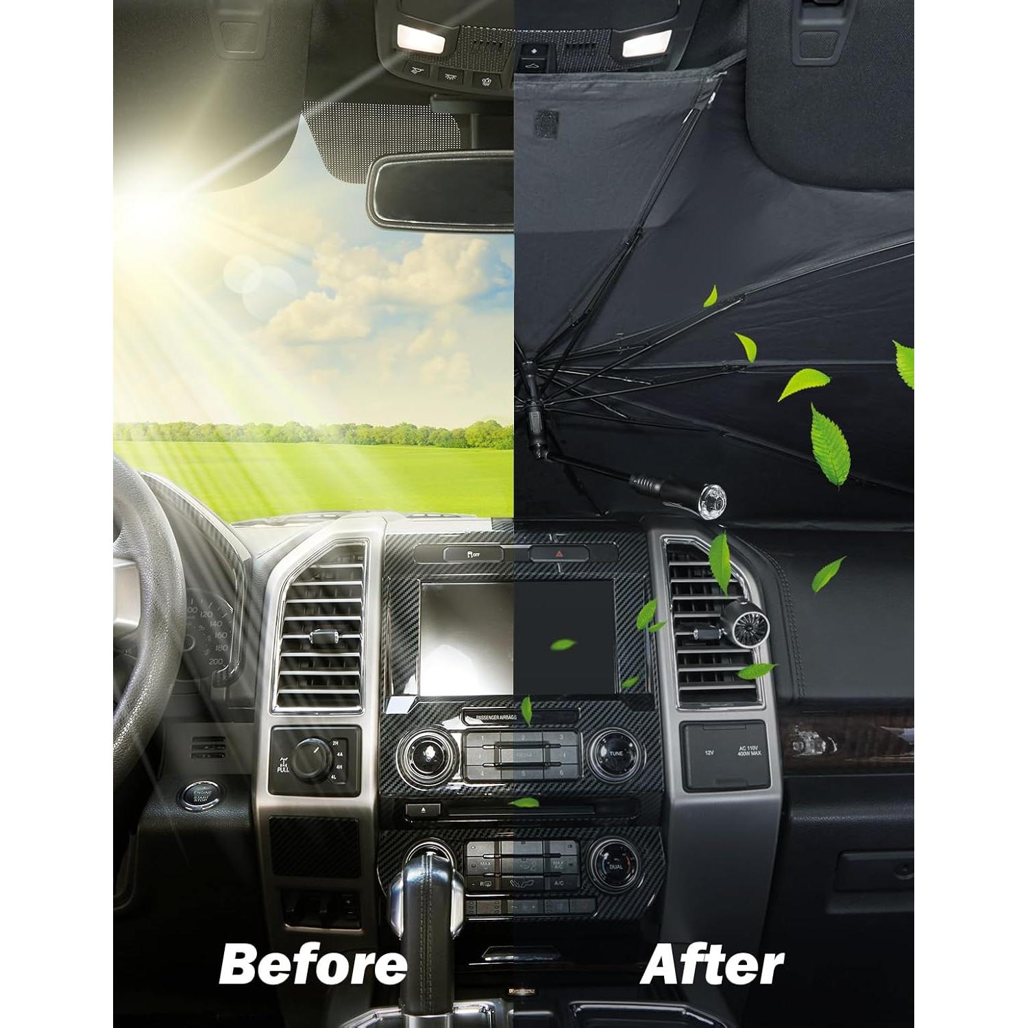 Parasol para Parabrisas JOYTUTUS F150 2015-2024 con Martillo