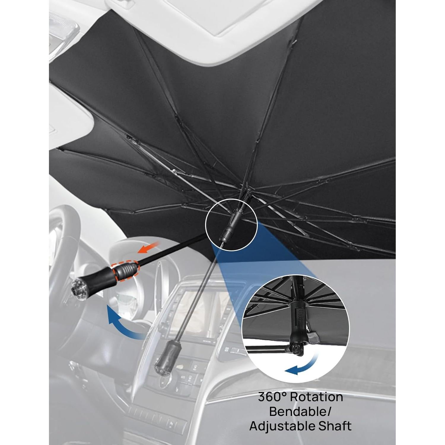 Parasol para Parabrisas JOYTUTUS F150 2015-2024 con Martillo