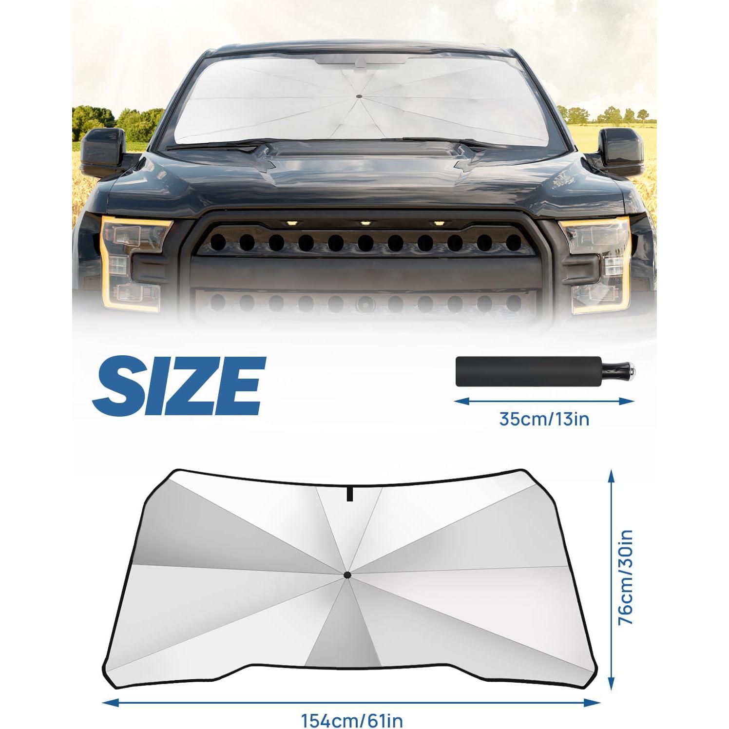 Parasol para Parabrisas JOYTUTUS F150 2015-2024 con Martillo