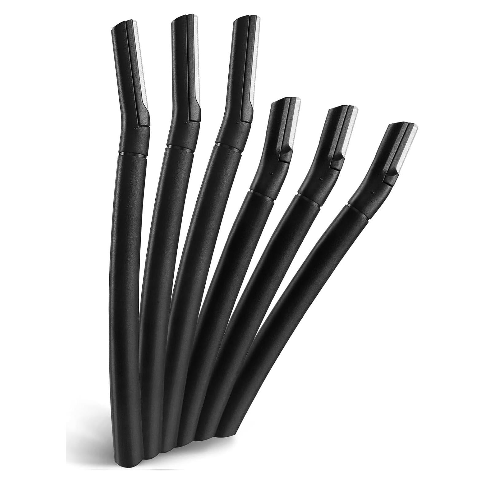 Juego de 6 Cuchillas para Cejas HFATMOS - Afeitadora Facial Negra