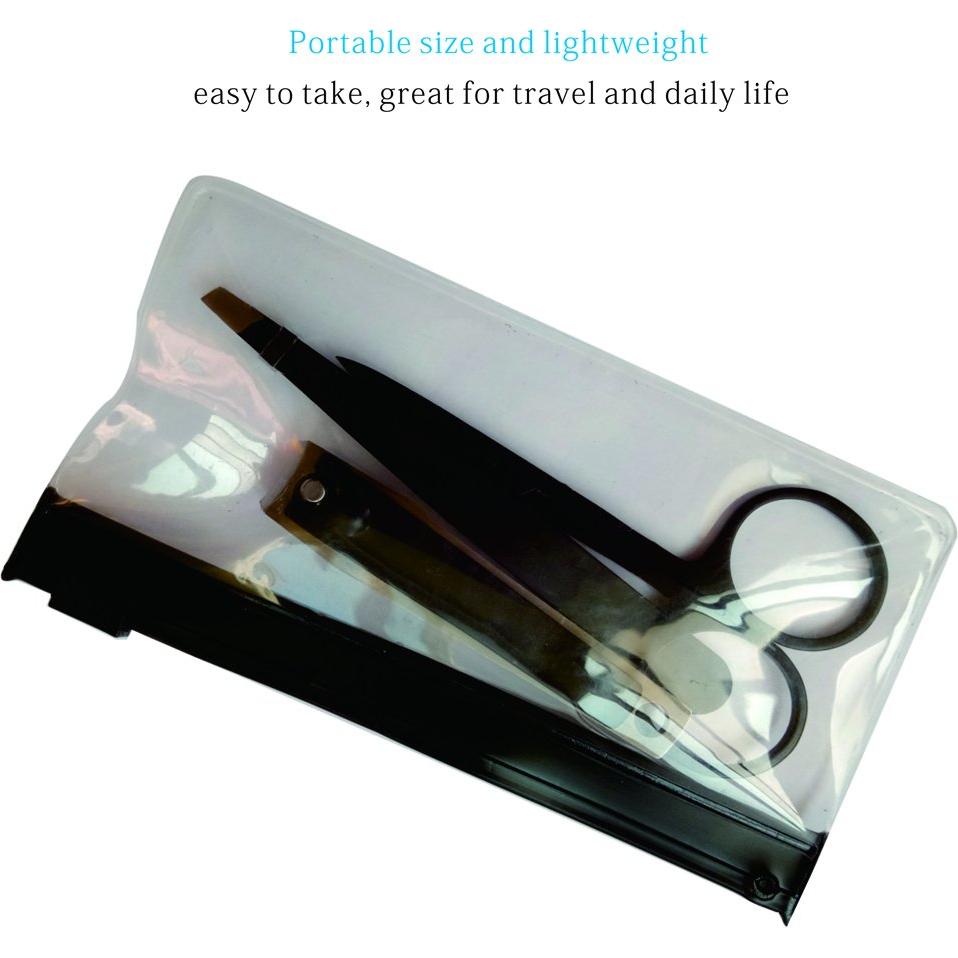 Juego de Cortauñas Profesional Singhigh 3 Piezas Acero Inoxidable