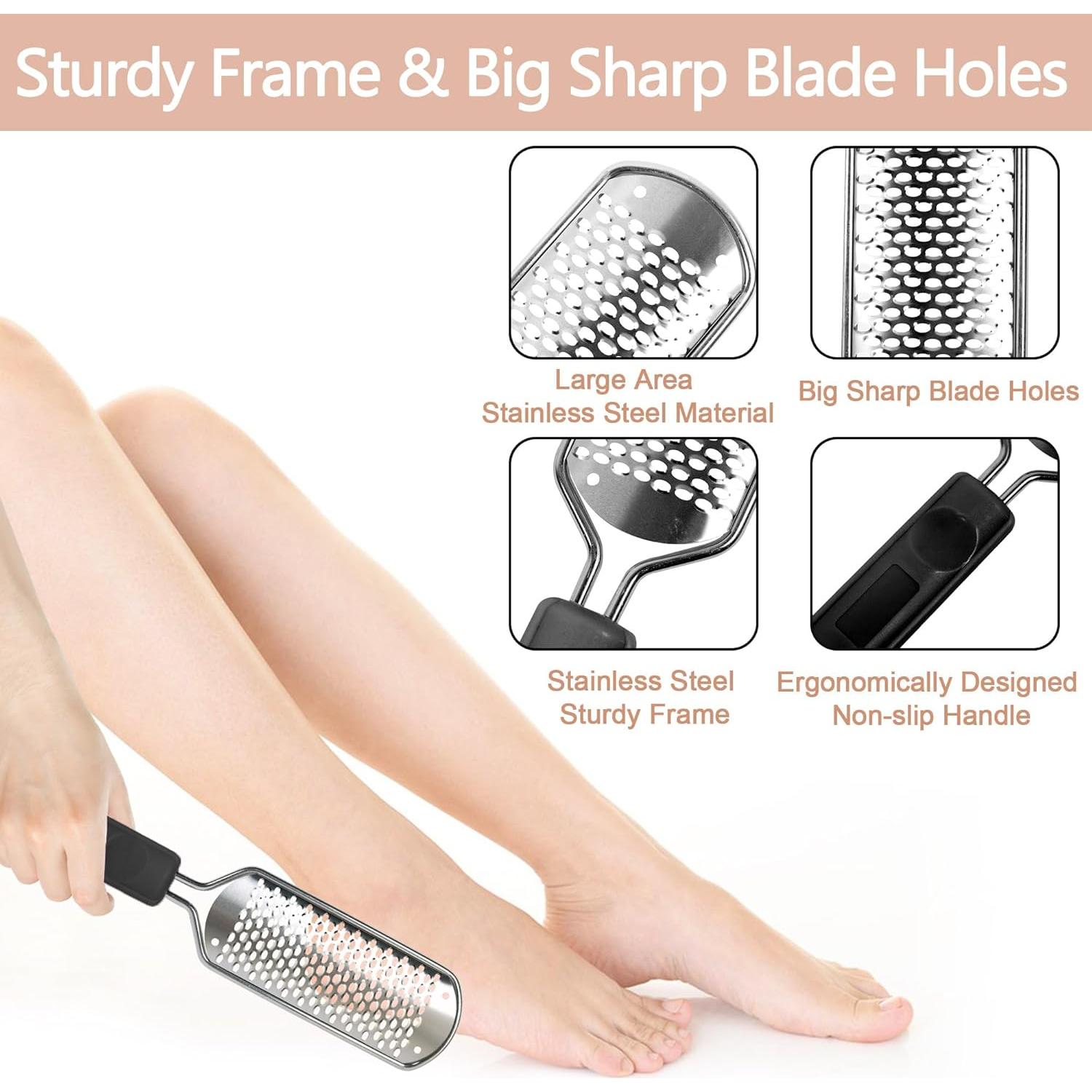 Lima de Pies OWIIZI Exfoliador Acero Inoxidable 27.6cm