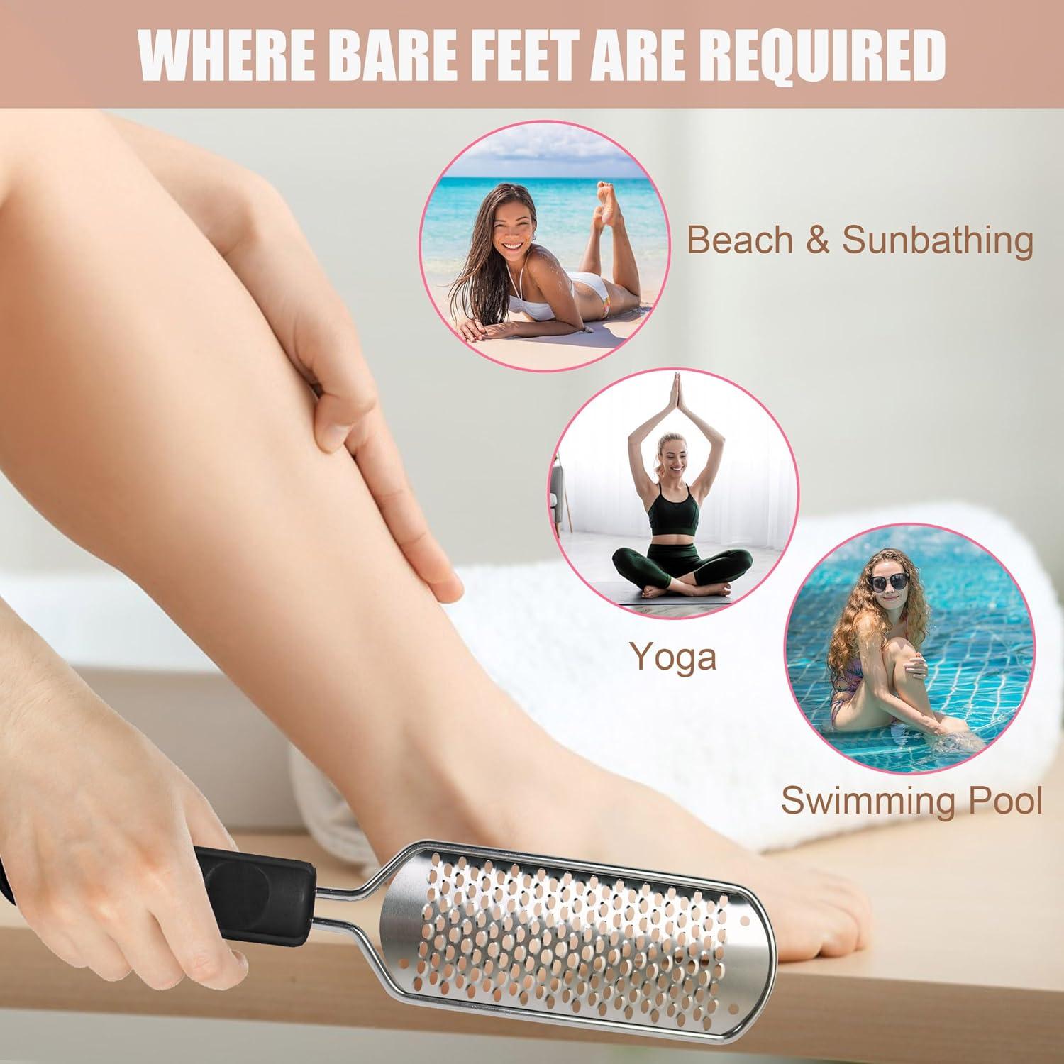 Lima de Pies OWIIZI Exfoliador Acero Inoxidable 27.6cm