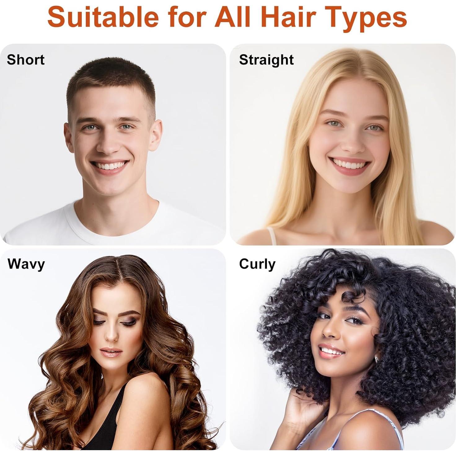 Cepillo Definidor de Rizos Weldilgit Beige - Suave y Desenredante