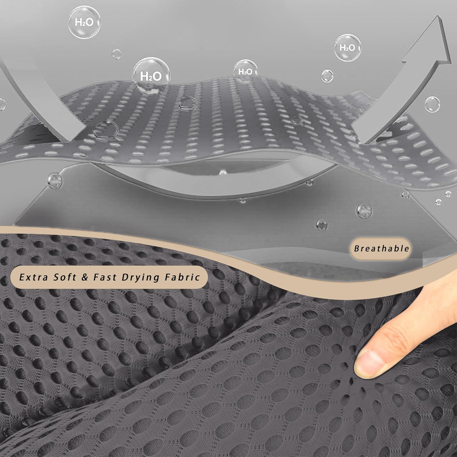 Almohada de Baño Ergonómica Rwotlls con Ventosas - 2 Piezas