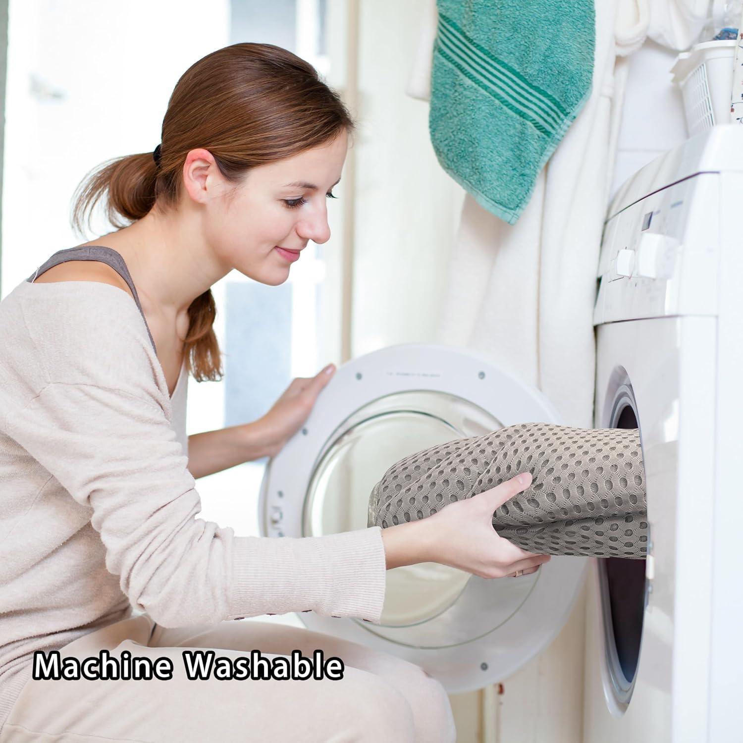 Almohada de Baño Ergonómica Rwotlls con Ventosas - 2 Piezas