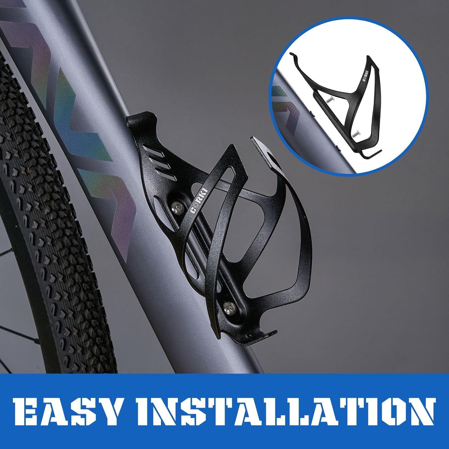 Soporte para Botella de Agua Corki Cycles Aluminio Negro 1L