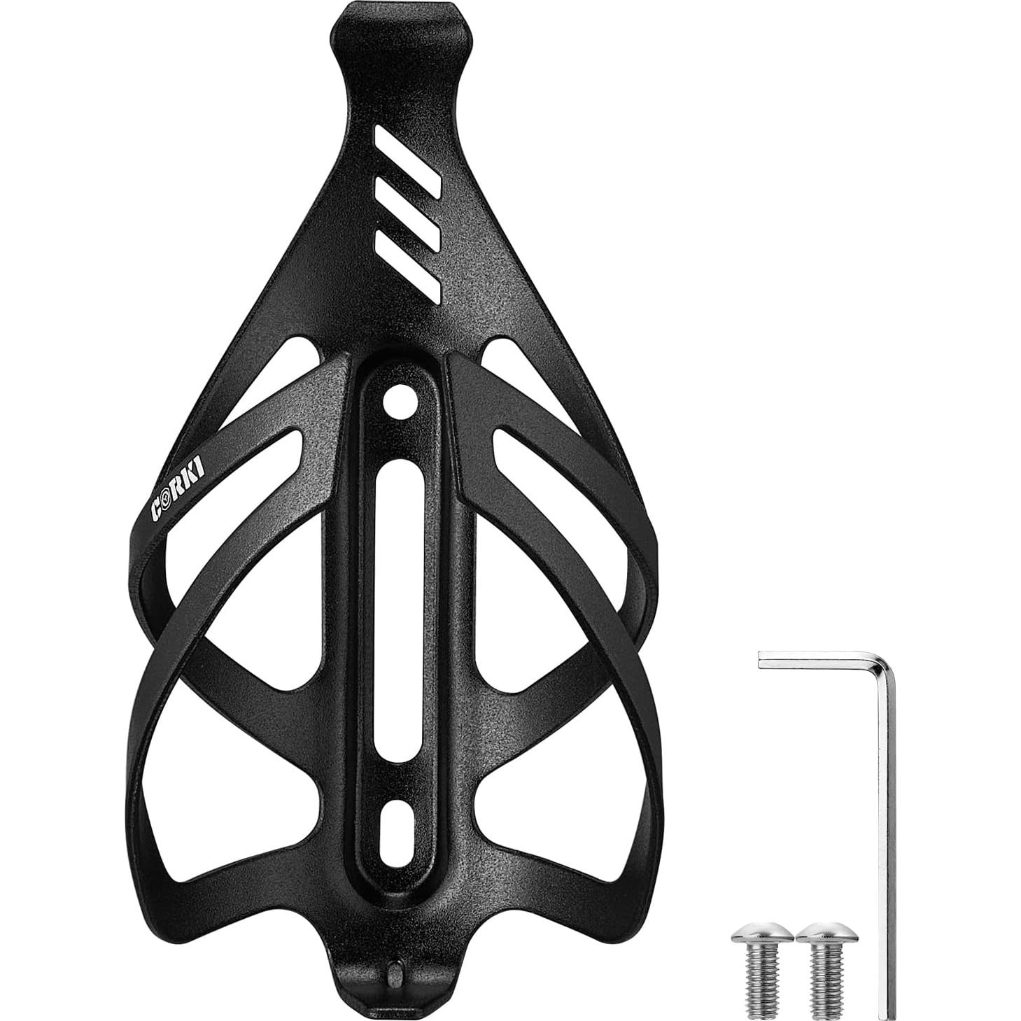 Soporte para Botella de Agua Corki Cycles Aluminio Negro 1L