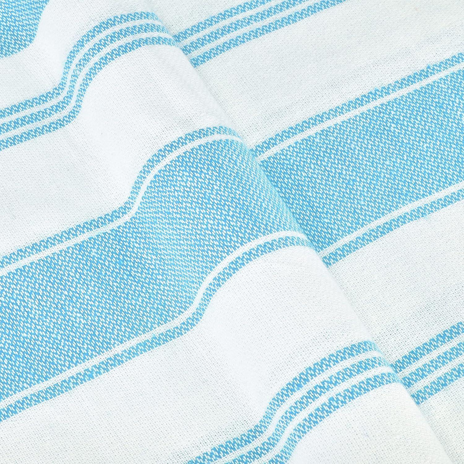 Toalla de Playa Peshtemal Turca GLAMBURG Set de 2 91x180 cm Aqua