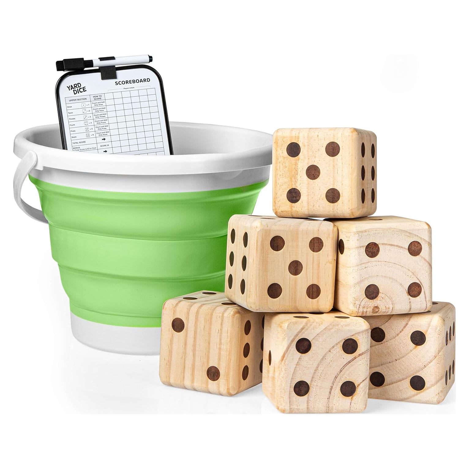 Dados de Jardín Gigantes Play Platoon - Madera 8.89 cm