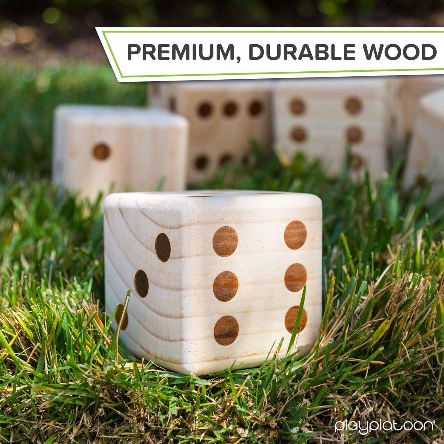 Dados de Jardín Gigantes Play Platoon - Madera 8.89 cm