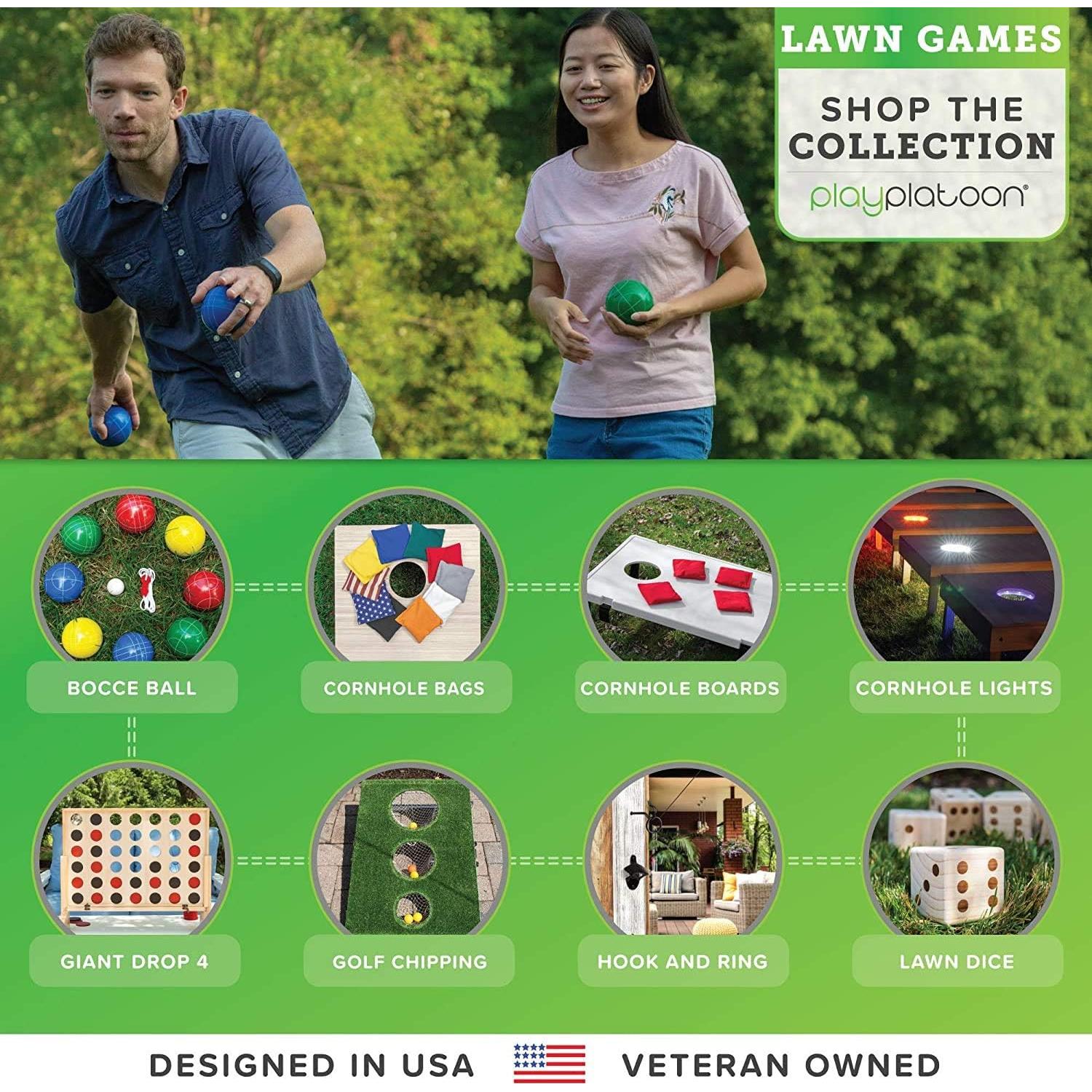 Dados de Jardín Gigantes Play Platoon - Madera 8.89 cm