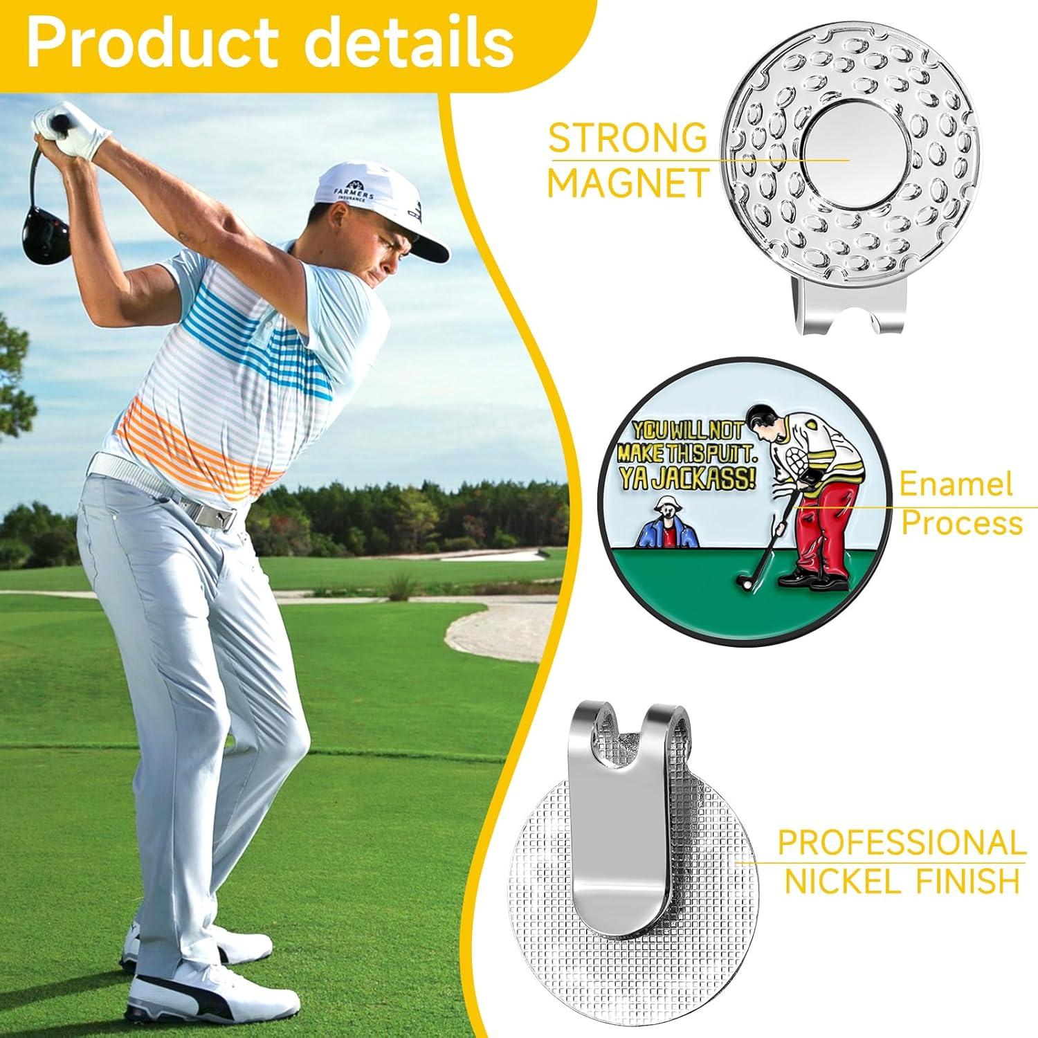 Clip Magnético para Marcador de Pelota de Golf ELIUNG - 5 Unidades