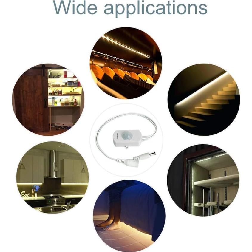 Sensor de Movimiento PIR Sensky BS010WL 12V-24V Ajustable