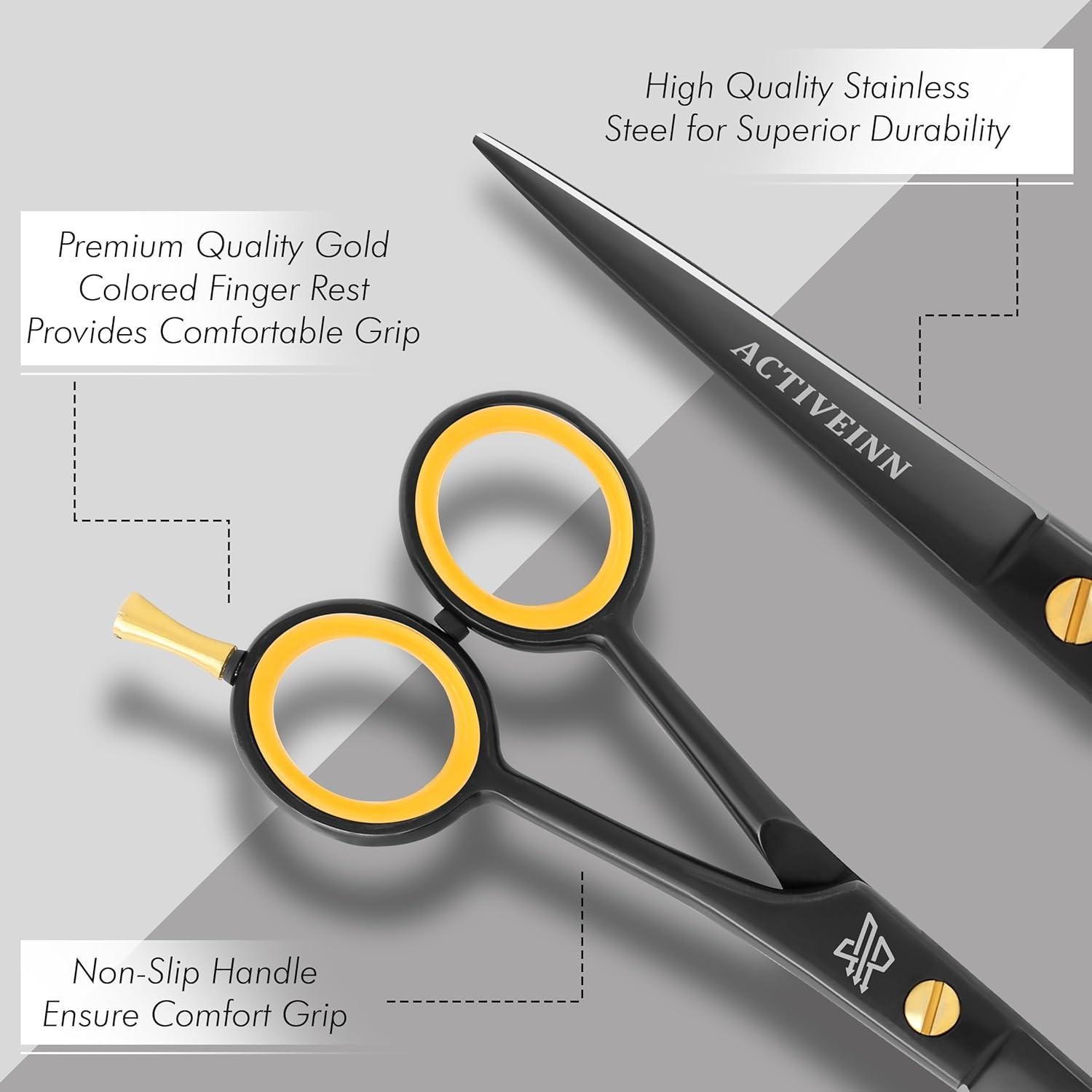 Tijeras de Corte de Cabello Profesional ACTIVEINN 15.24 cm Acero Inoxidable