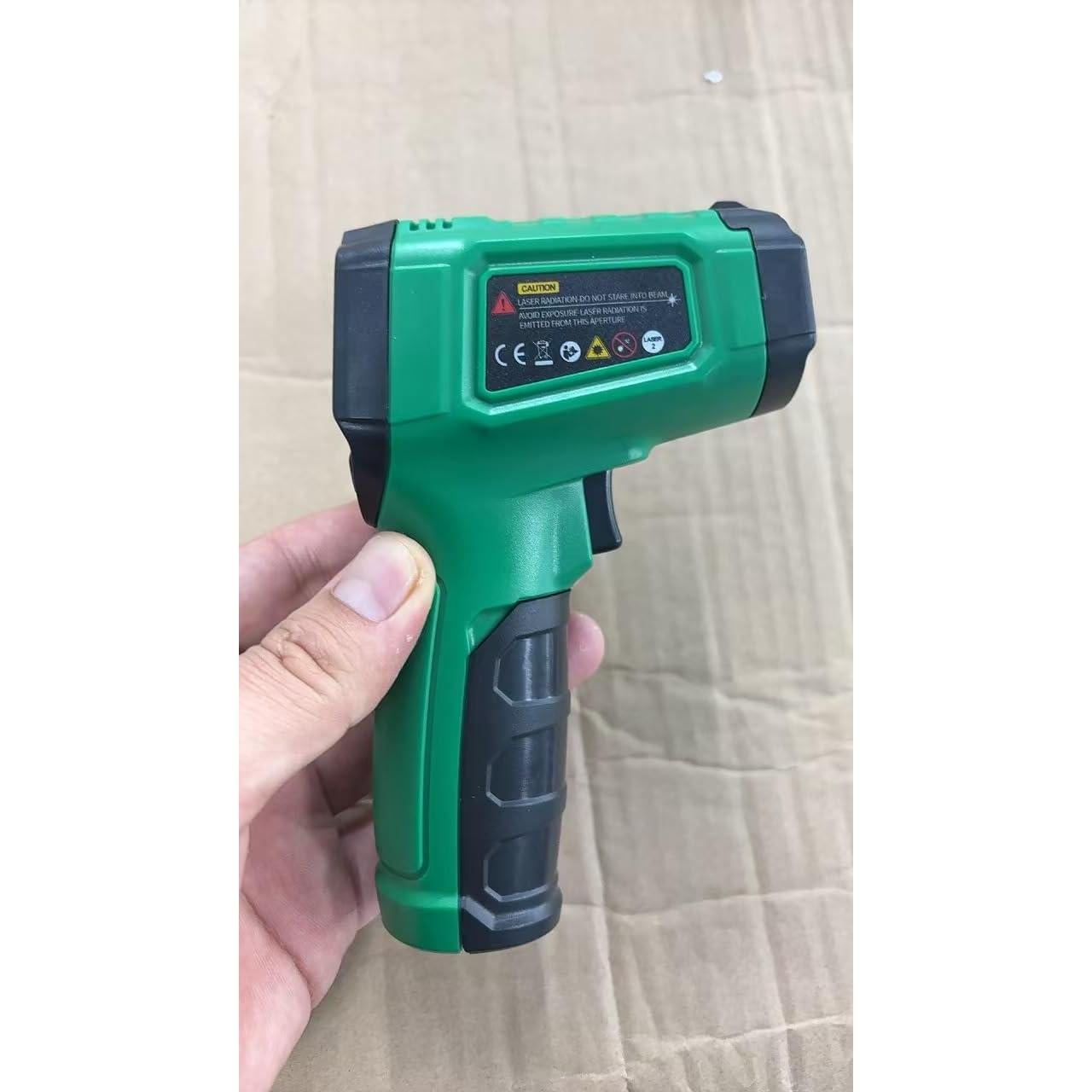 Pistola Termómetro Infrarrojo SQECH SIT600 -50°C a 600°C Verde