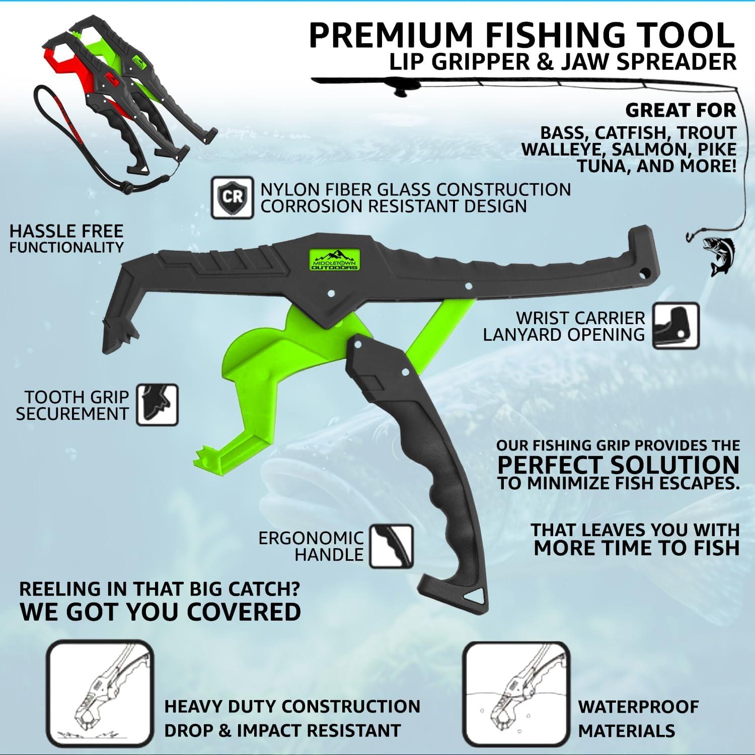 Agarrador de Labios de Pescado MIDDLETOWN 29.87cm Verde