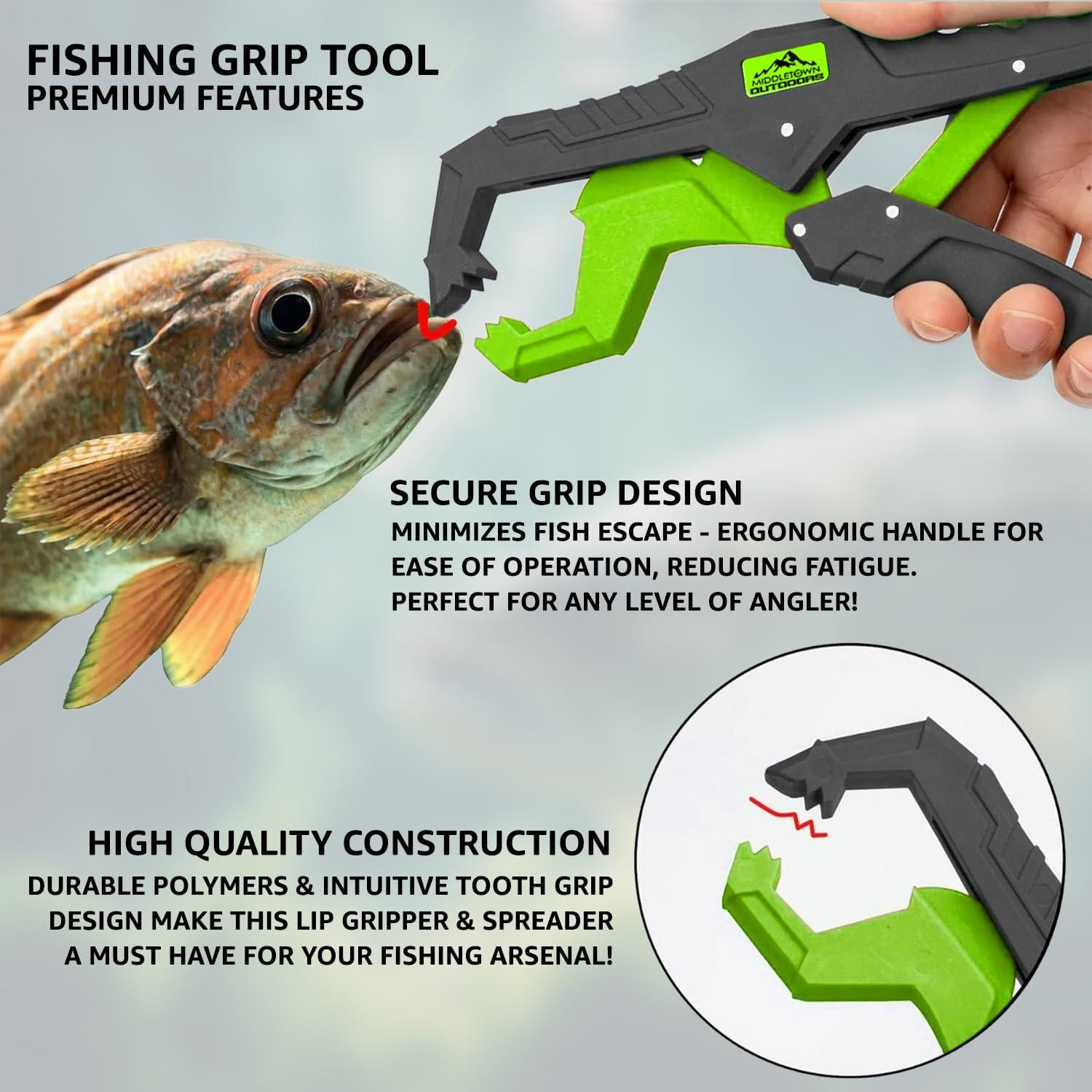 Agarrador de Labios de Pescado MIDDLETOWN 29.87cm Verde