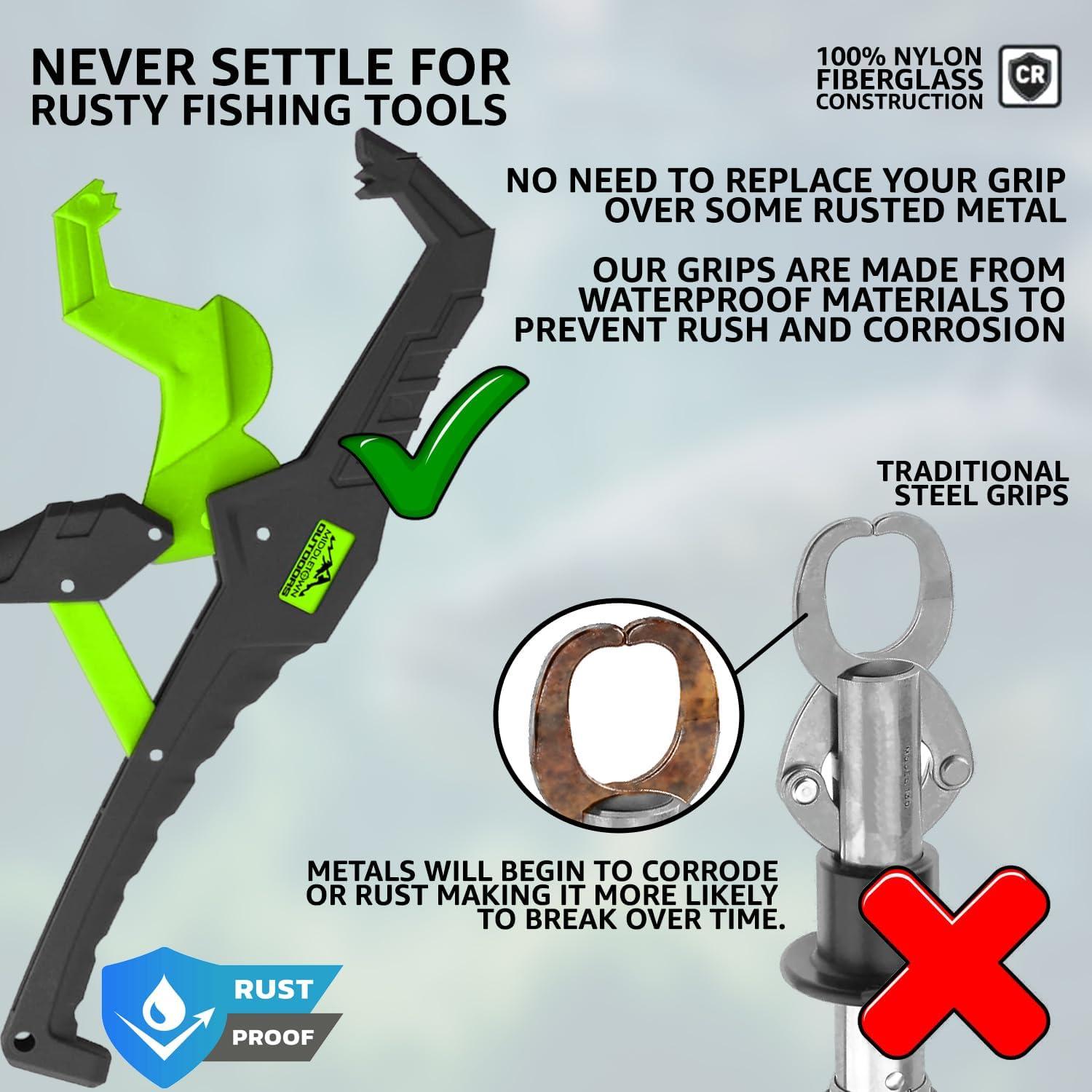 Agarrador de Labios de Pescado MIDDLETOWN 29.87cm Verde