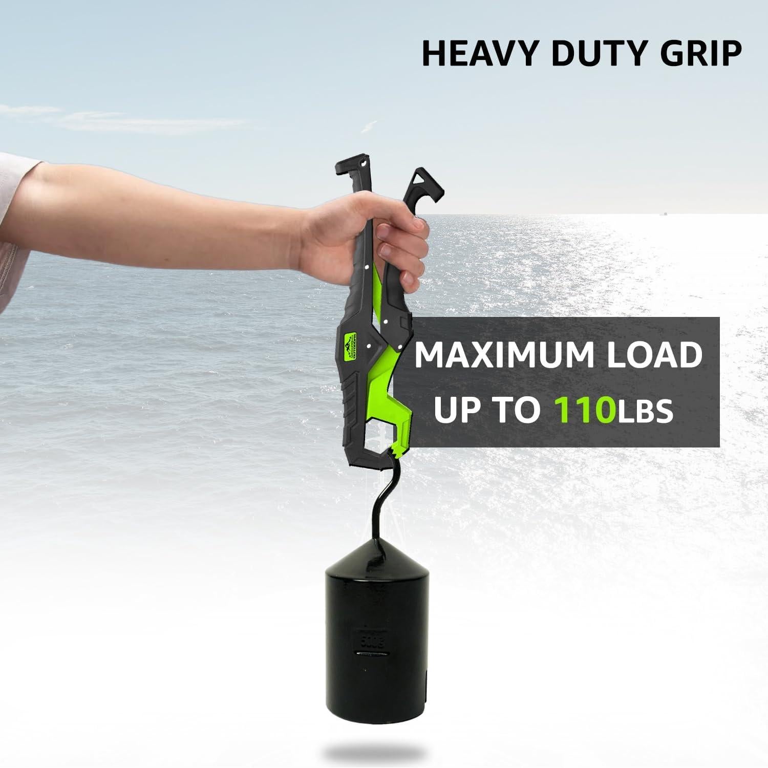 Agarrador de Labios de Pescado MIDDLETOWN 29.87cm Verde