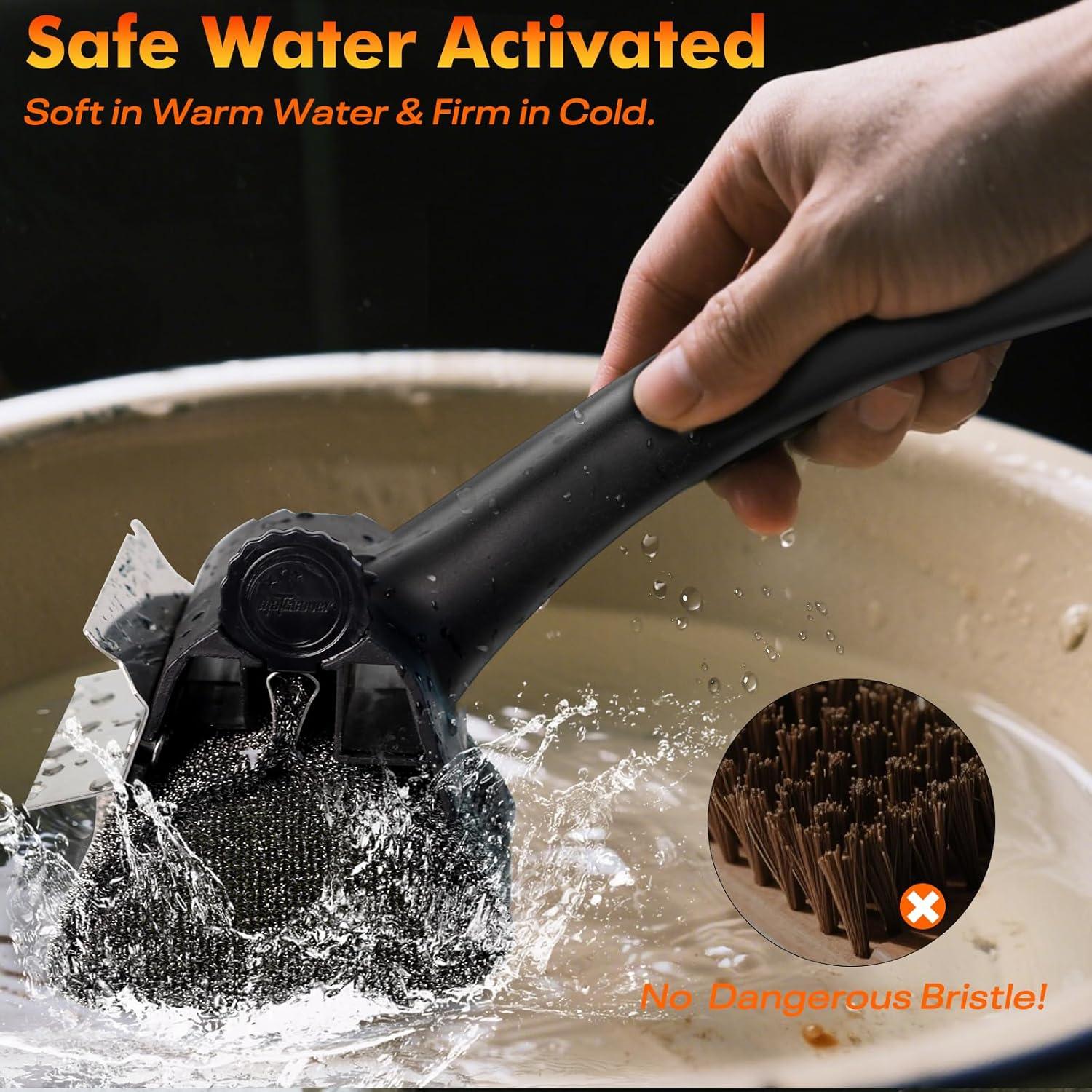 2 Paquete Cabeza Reemplazable Cepillo Parrilla Matscover Sin Cerda