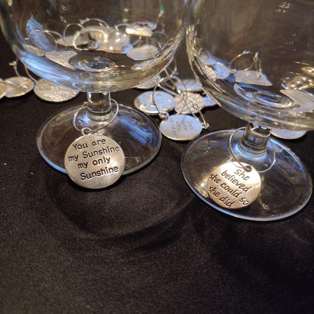 20 Encantos para Copas de Vino CNYMANY - Decoración Temática