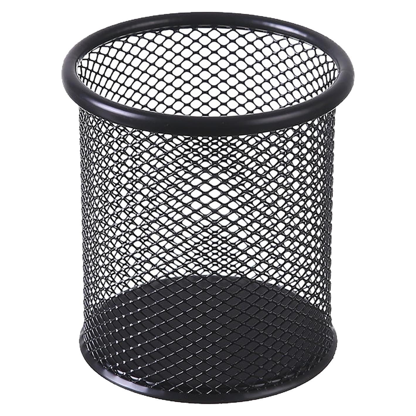 Soporte para bolígrafos AYANICA de malla negra 9.9 cm