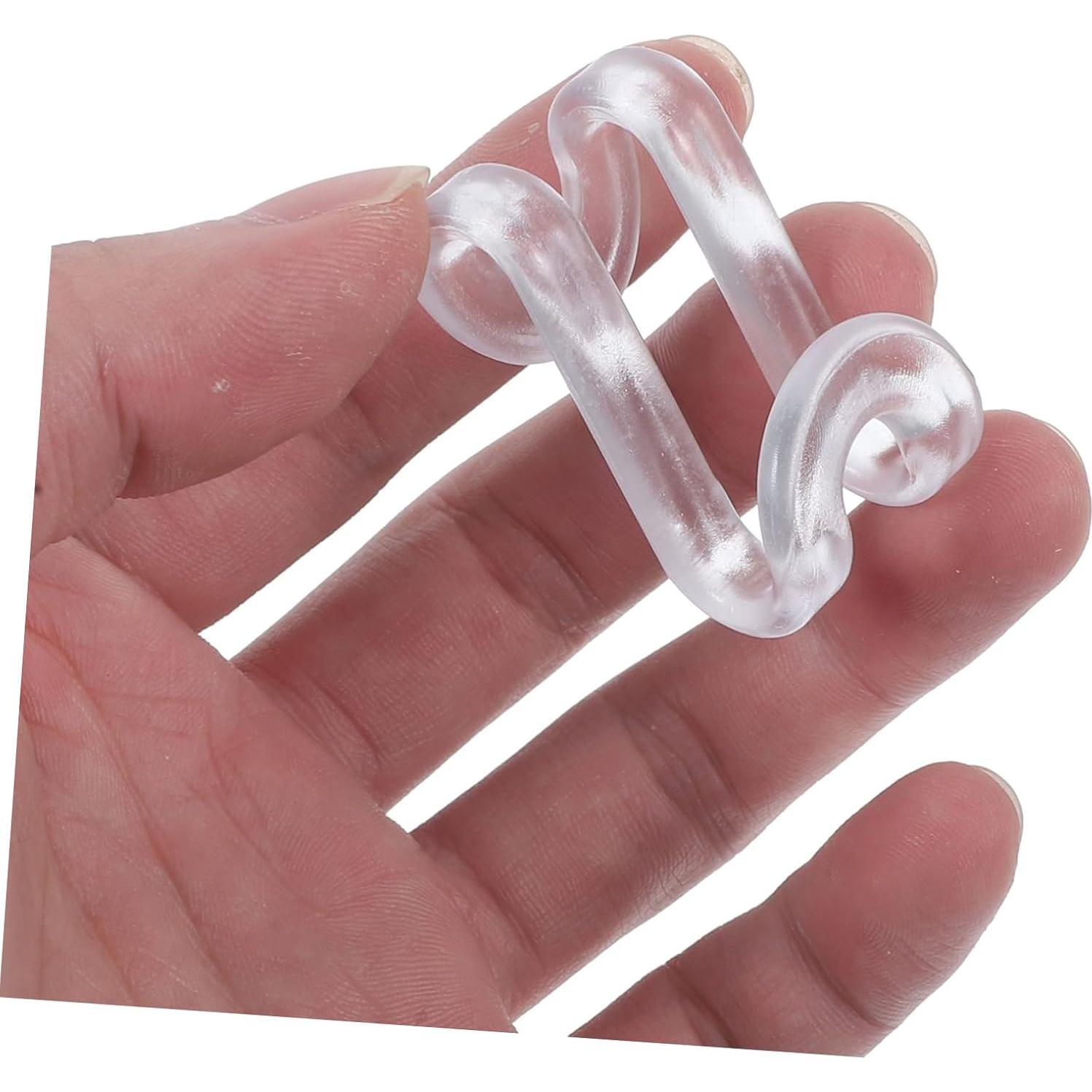 Ganchos Conectores para Perchas SOLUSTRE 60pcs Ahorra Espacio