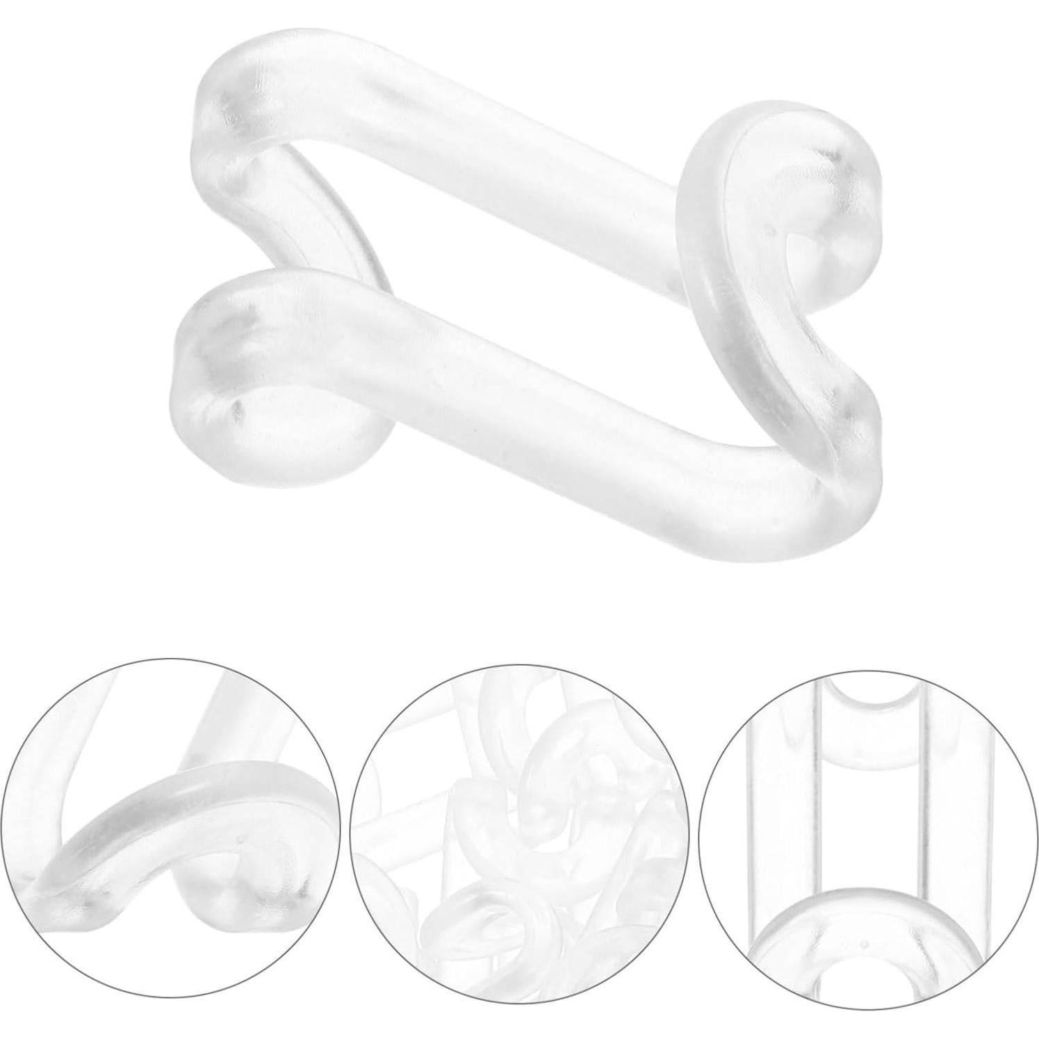 Ganchos Conectores para Perchas SOLUSTRE 60pcs Ahorra Espacio