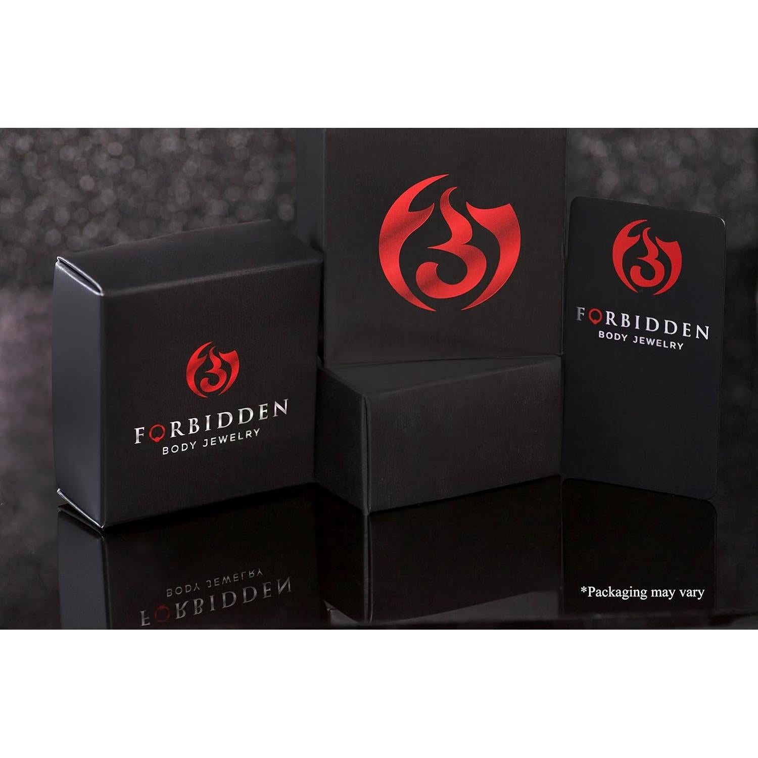 Arete Daith 16g 8mm Acrílico Brillante Forbidden Body Jewelry