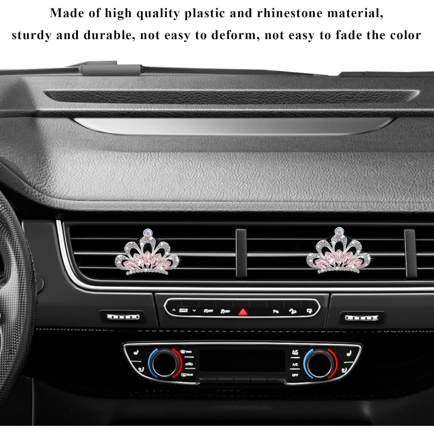 Clips de Ventilación de Coche Gasedin 2 Pcs Aromaterapia Rosa