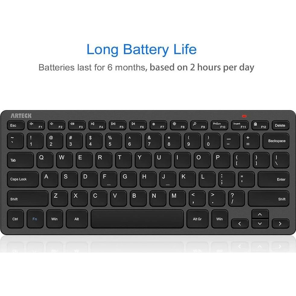 Teclado Inalámbrico Arteck HW098 Compacto y Delgado