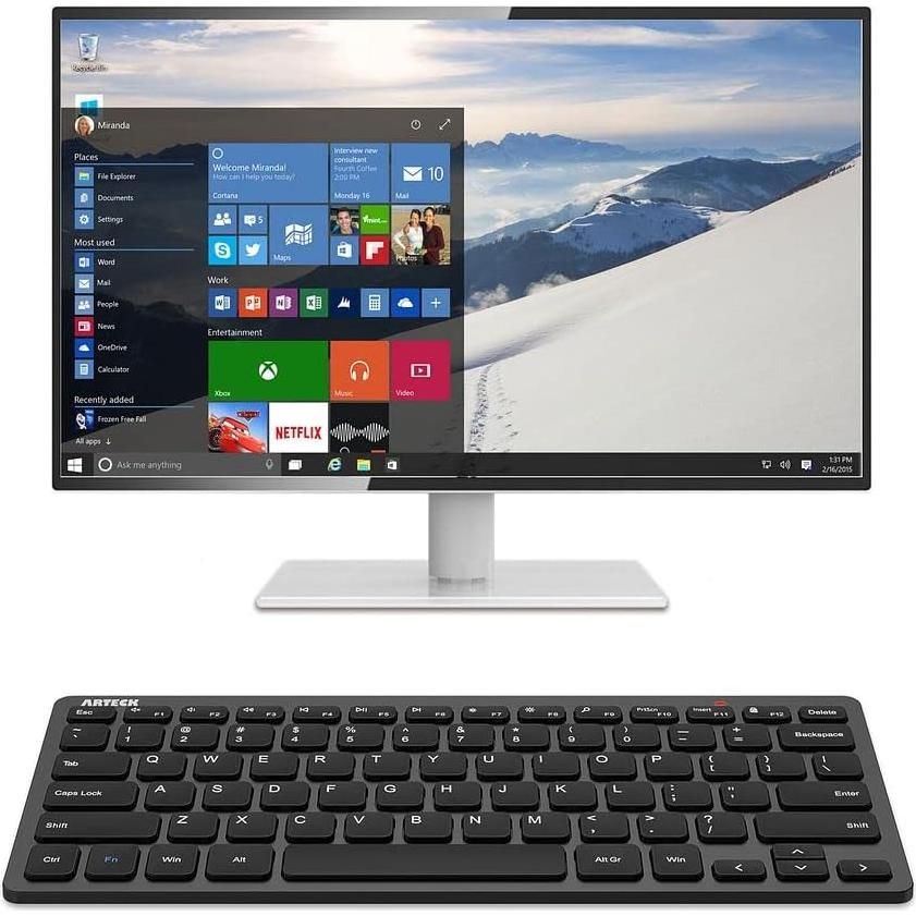Teclado Inalámbrico Arteck HW098 Compacto y Delgado