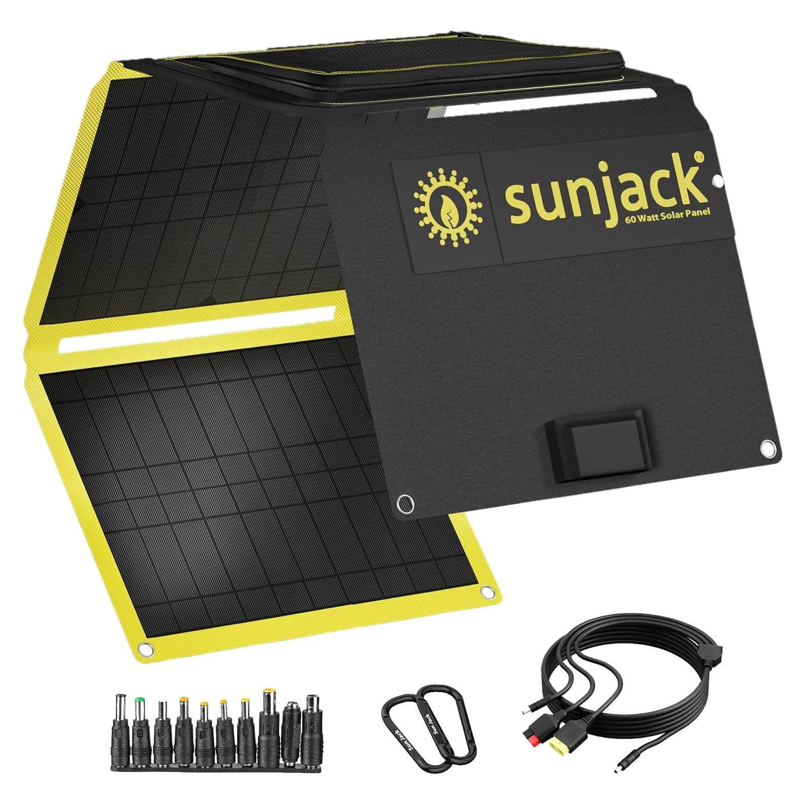 Cargador Solar Plegable SunJack 60W Impermeable USB-C