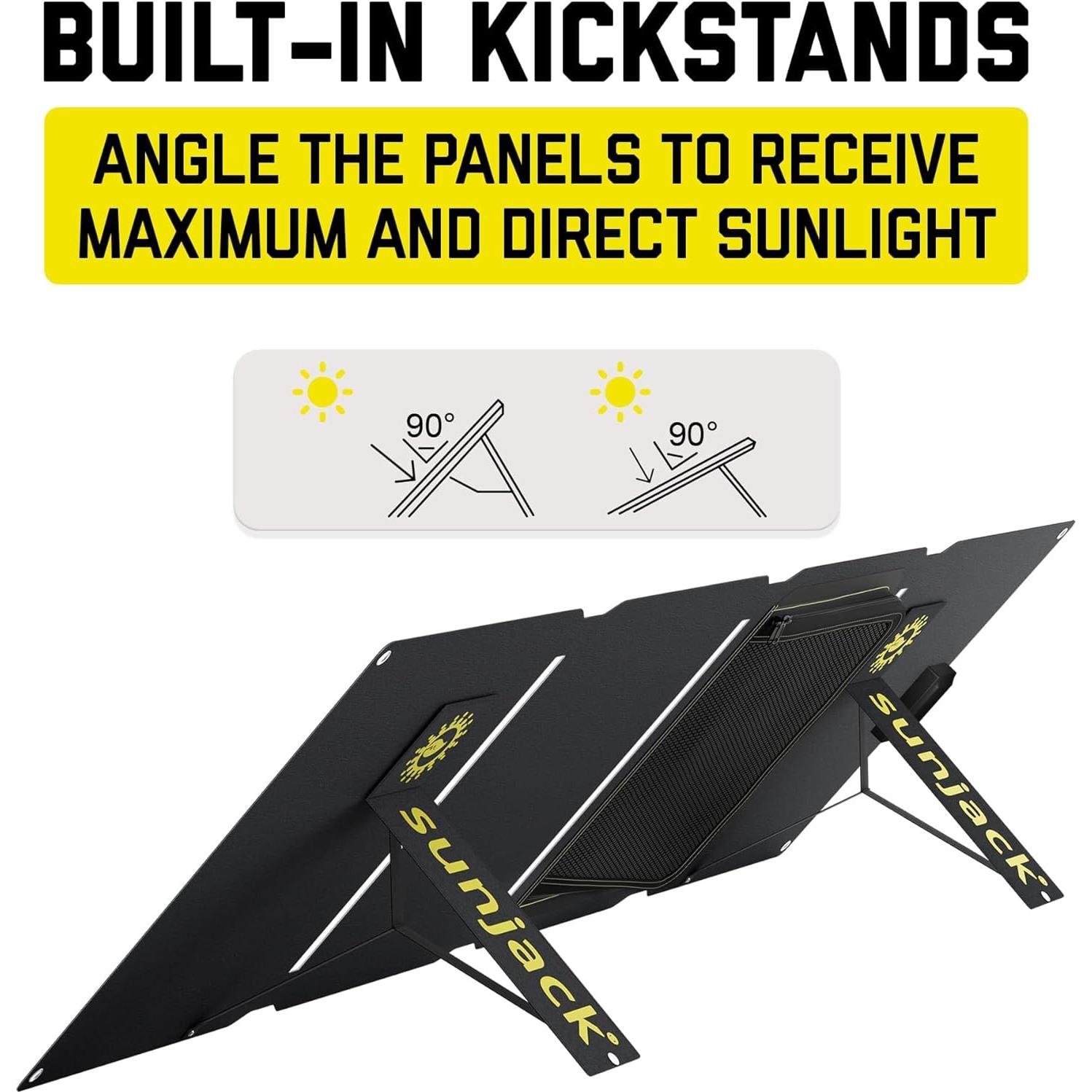 Cargador Solar Plegable SunJack 60W Impermeable USB-C