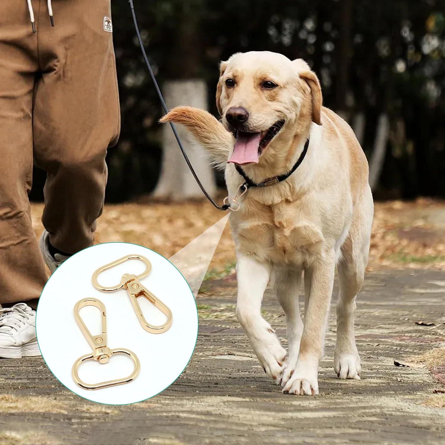 Clip de Llavero Giratorio GDFYMI 20pcs Dorado 360 Grados