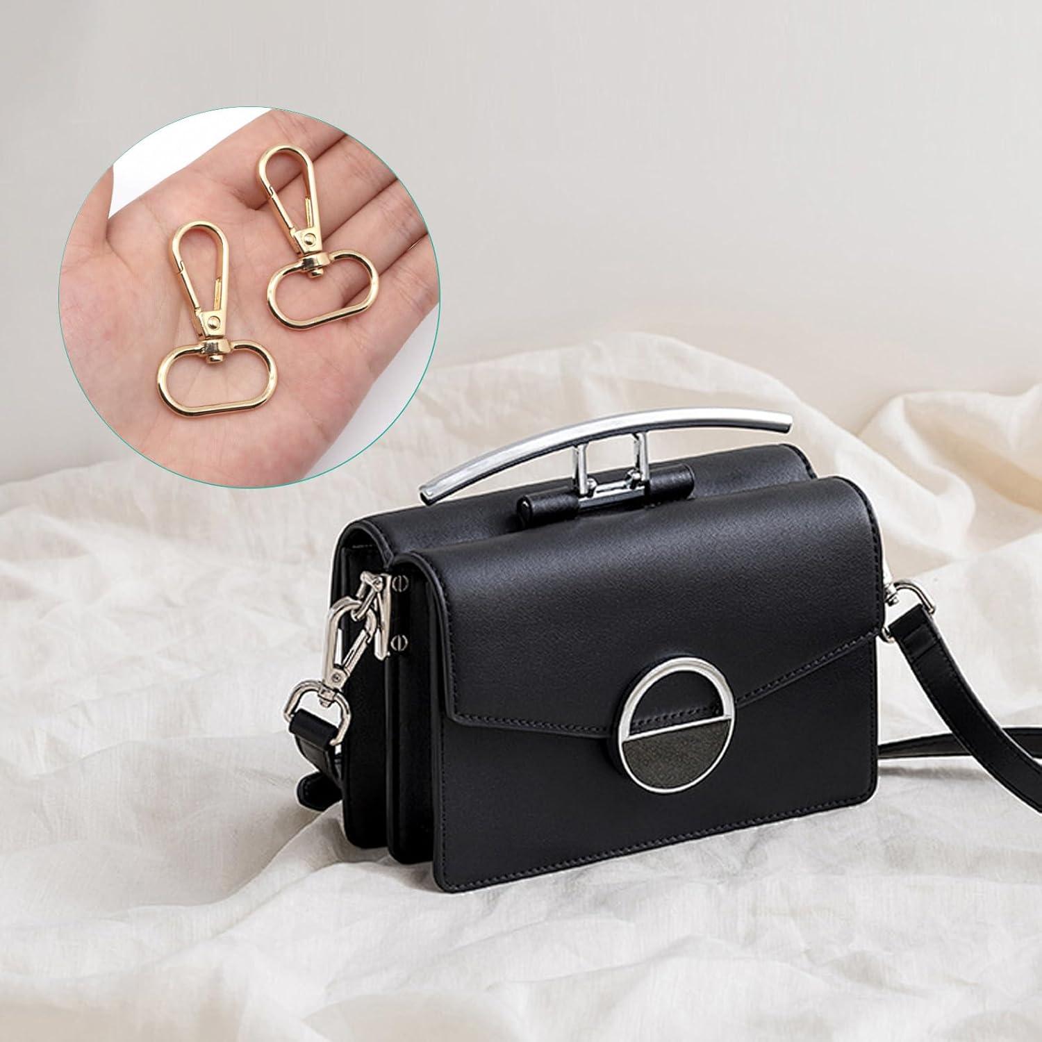 Clip de Llavero Giratorio GDFYMI 20pcs Dorado 360 Grados