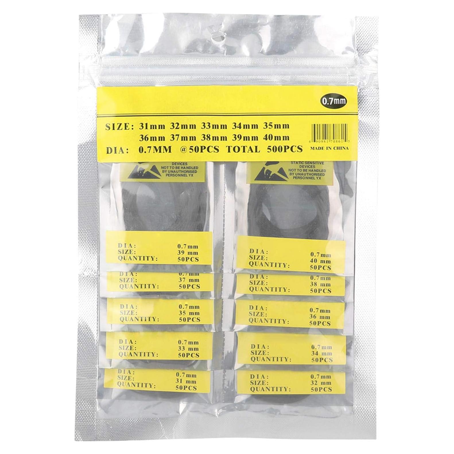 Juego de Juntas de Respaldo Joyzan 500PCS Goma Impermeable