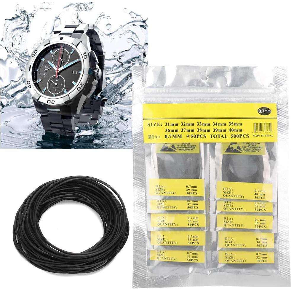 Juego de Juntas de Respaldo Joyzan 500PCS Goma Impermeable