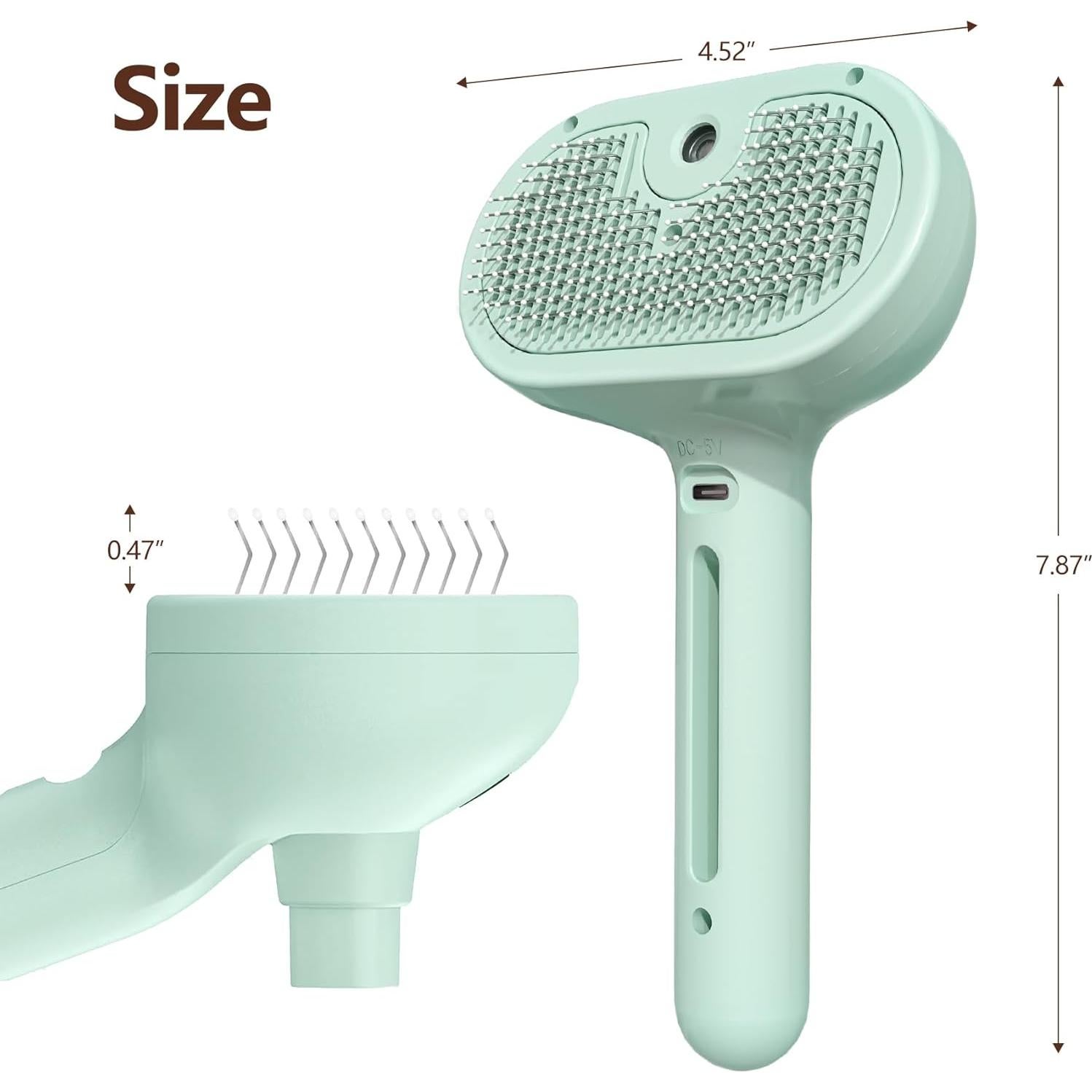 Cepillo de Aseo a Vapor L&W BROS. para Gatos y Perros Pequeños