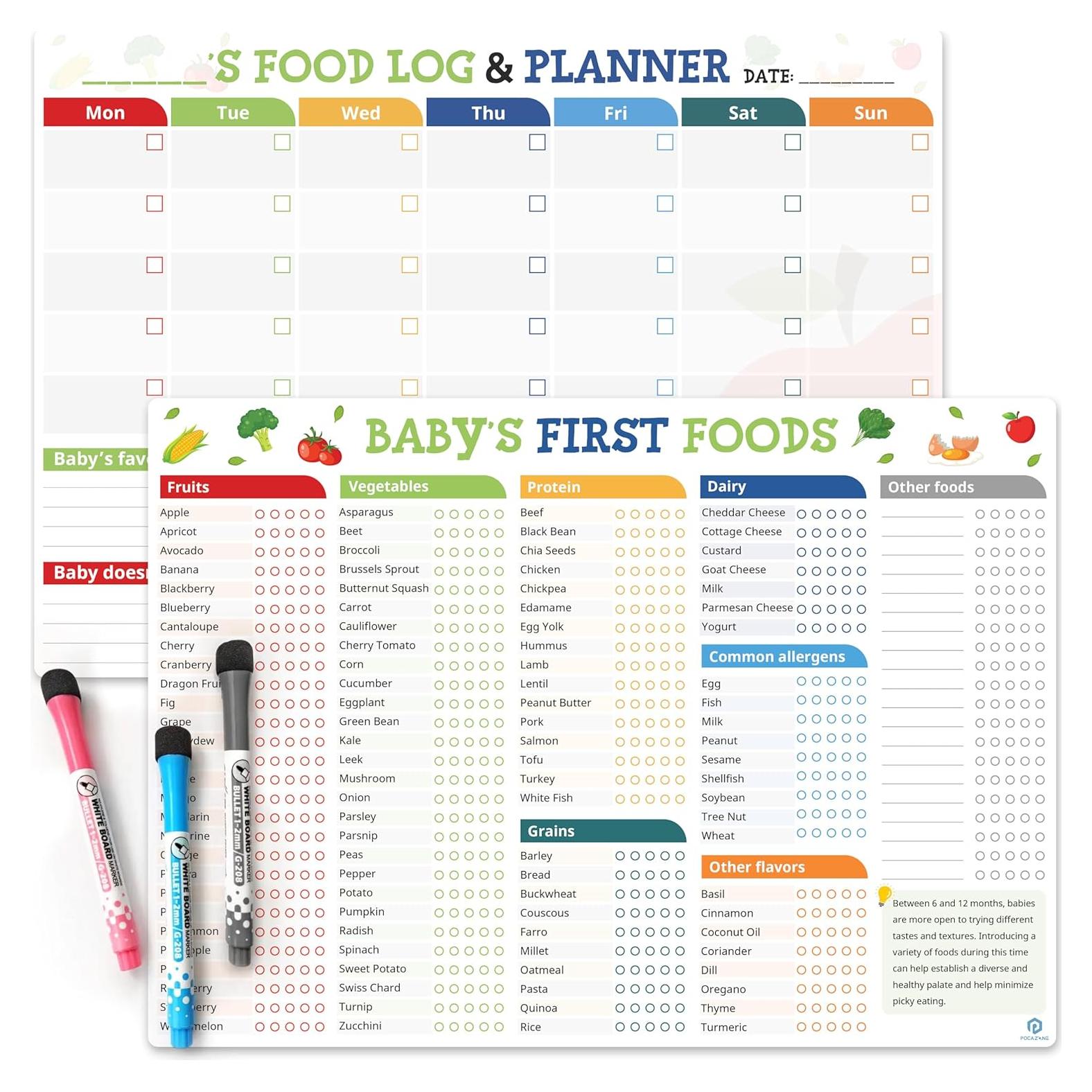 Conjunto de 2 Imán de Refrigerador POCAZONE para Bebés