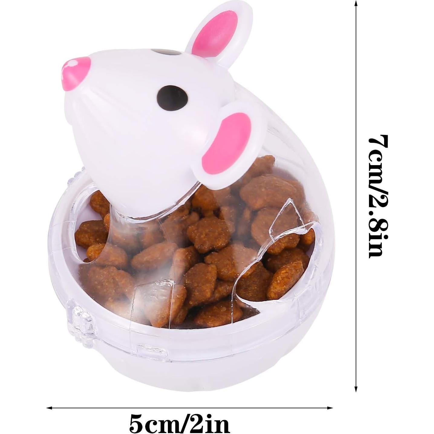 Dispensador de Comida para Gatos Tiopeia 5x7 cm Juguete Interactivo