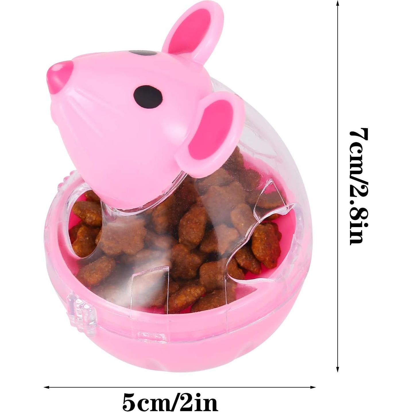 Dispensador de Comida para Gatos Tiopeia 5x7 cm Juguete Interactivo