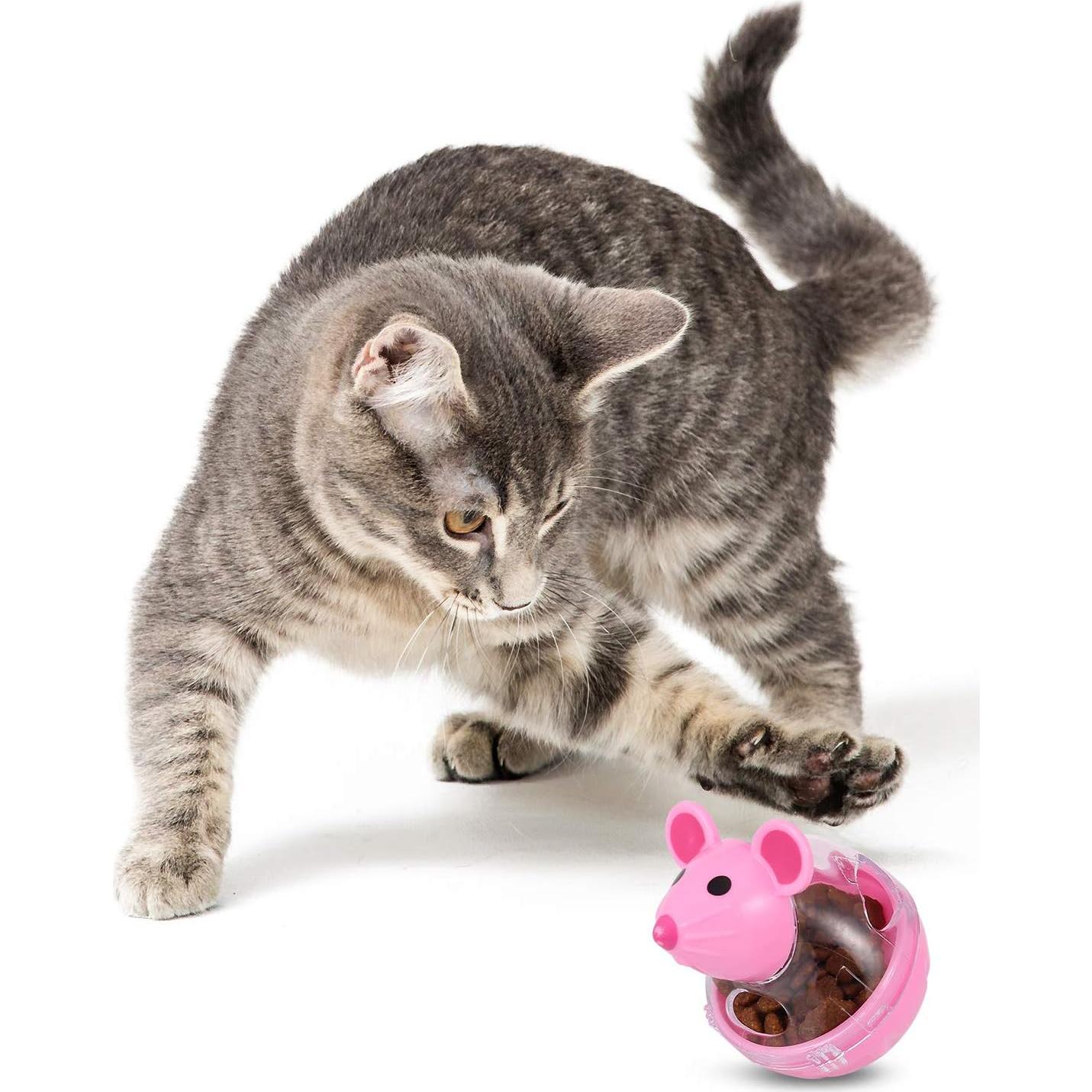 Dispensador de Comida para Gatos Tiopeia 5x7 cm Juguete Interactivo