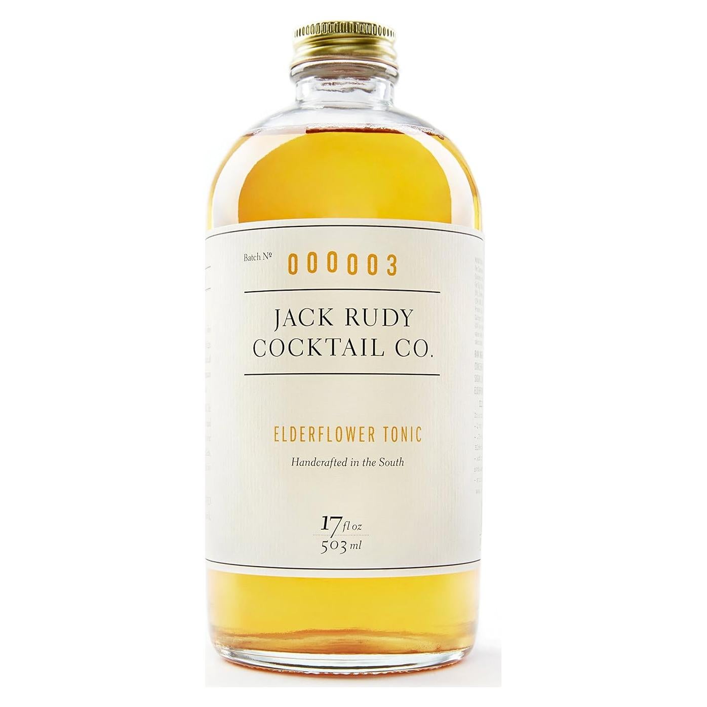 Jarabe Tónico de Flor de Sáuco Jack Rudy 473 ml